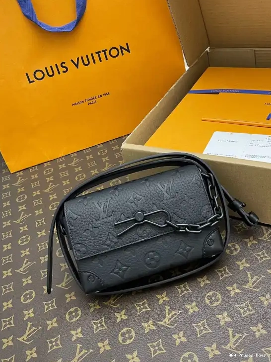 AAA Pruses Bags VUITTON Wearable Wallet-18*11*6.5CM LOUIS Steamer 0629
